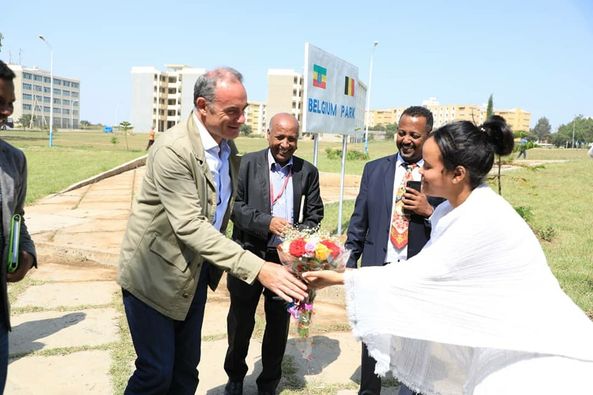 Belgium Ambassador to Ethiopia, HE Stefaan This paid a visit in Mekelle University.